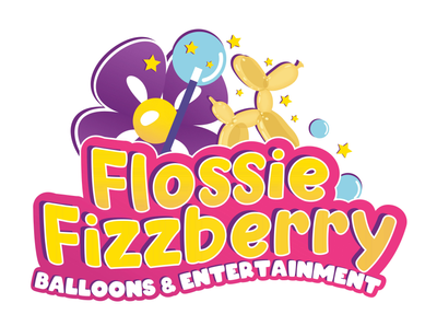 Flossie Fizzberry Balloons and Entertainment logo