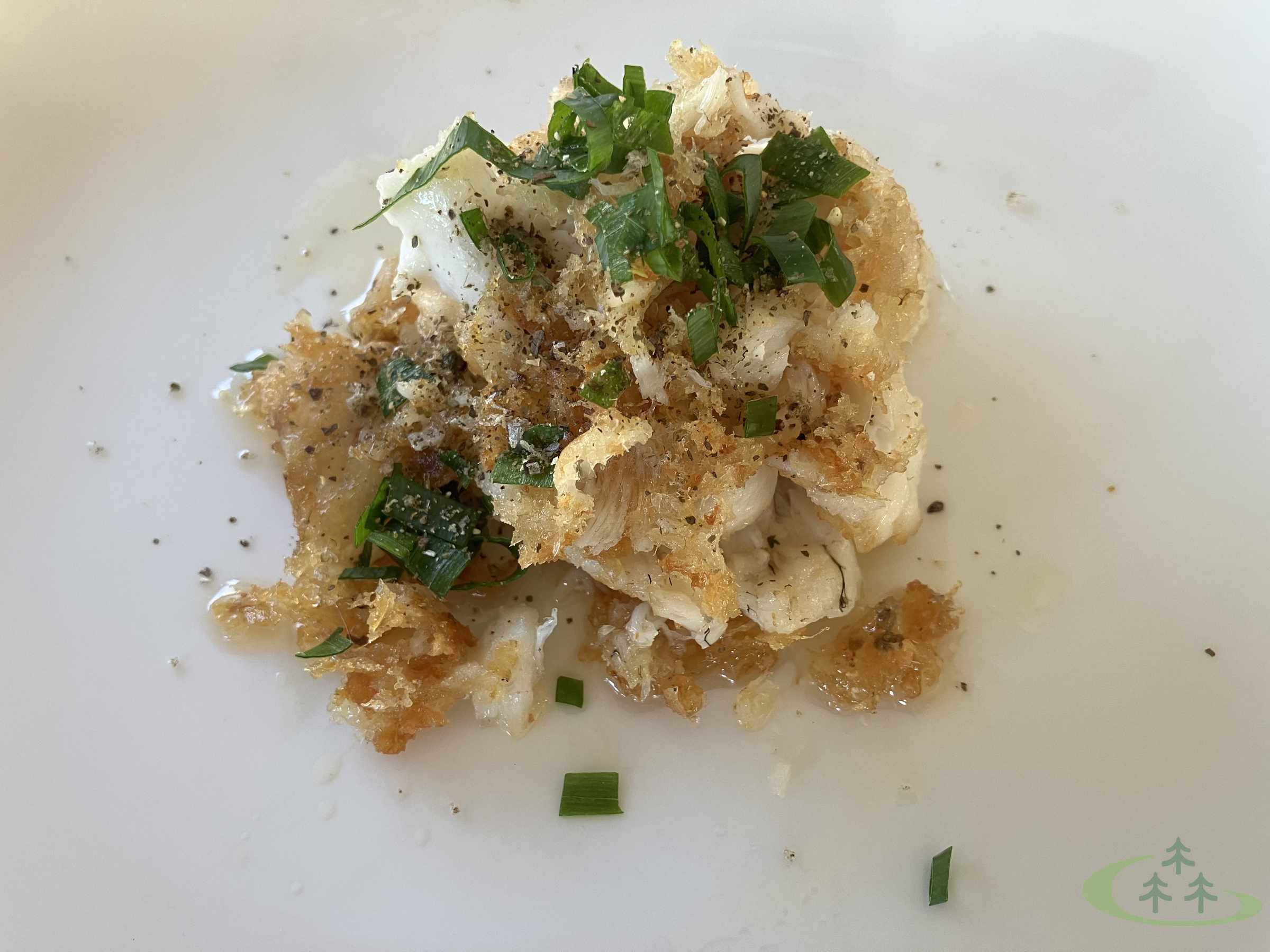 Pan fried snapper seasoned with yuzu and horopito