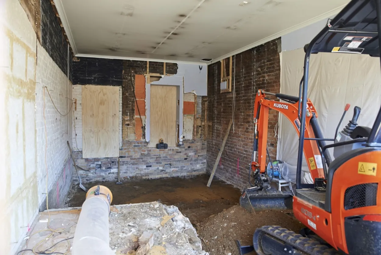 Future Trade : Commercial Renovation - Digger at Work