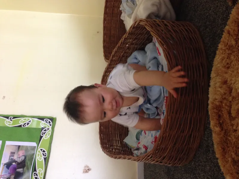 Lowered front edge allows children to climb in