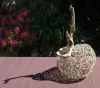 Cane and Driftwood Basket