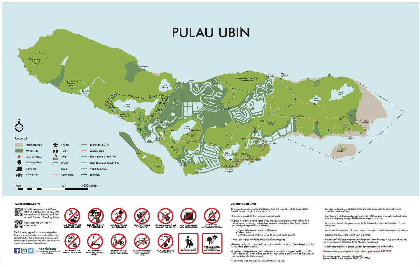 Pulau Ubin Map