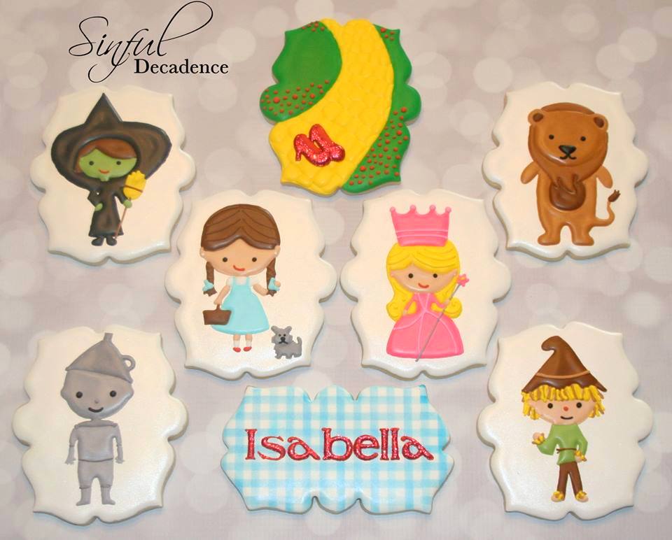 Wizard of Oz cookie set by Sinful Decadence