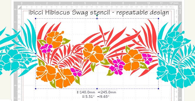 ibicci Hibiscus Swag made into 4 parts and testing for Repeatable use