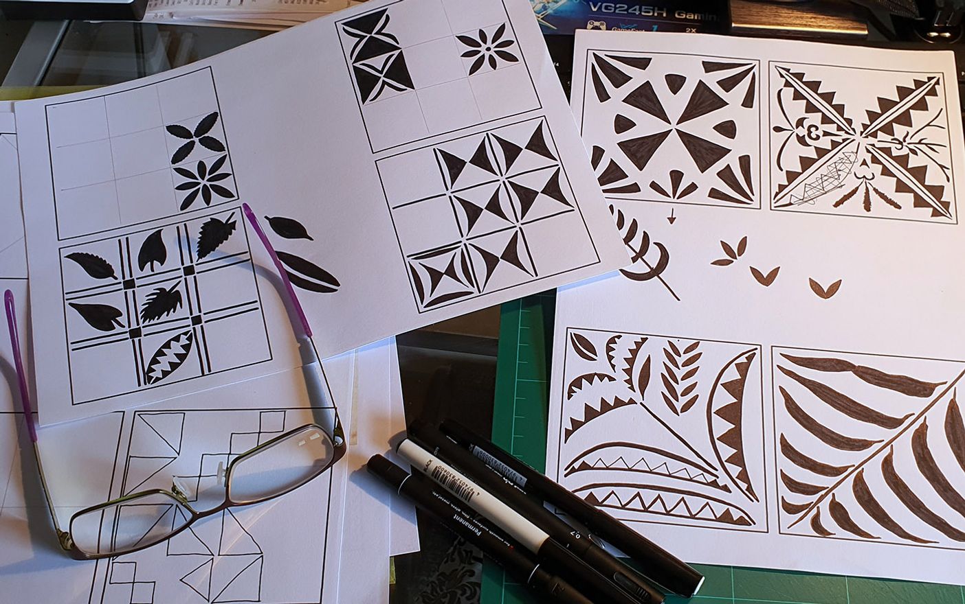 Work in Progress on the ibicci Niuean stencil collection