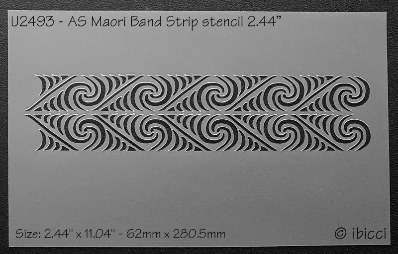 ibicci AS Maori Band stencil - 2.44"