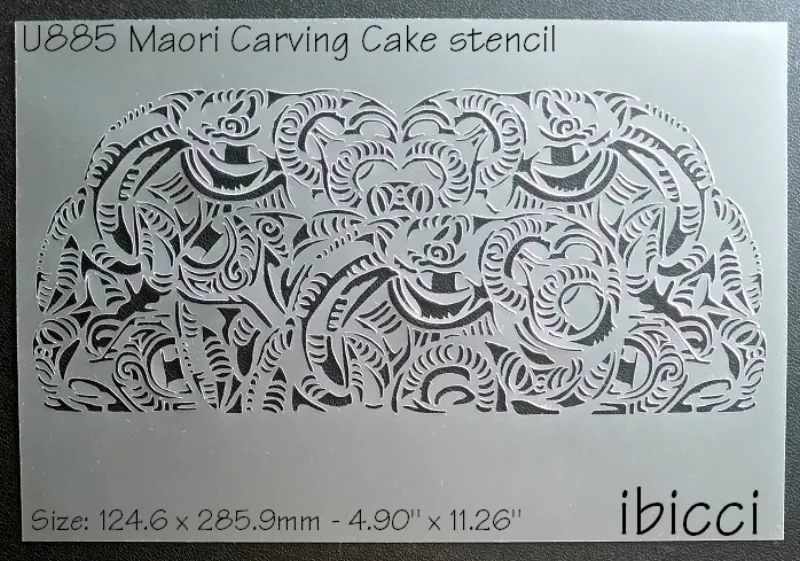 ibicci Maori Carving stencil