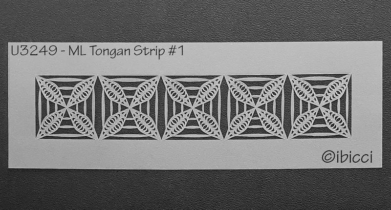 ibicci ML Tongan strip stencil #1