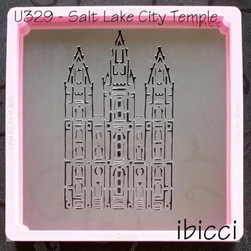 ibicci Salt Lake City Temple stencil