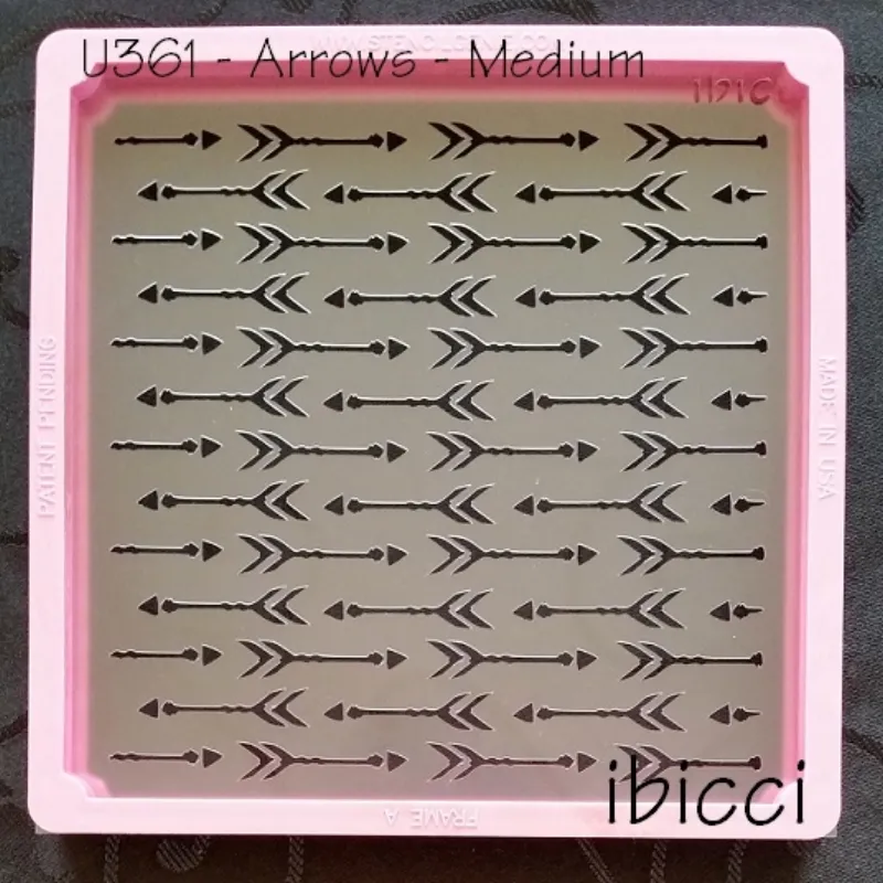 ibicci Medium Arrows stencil