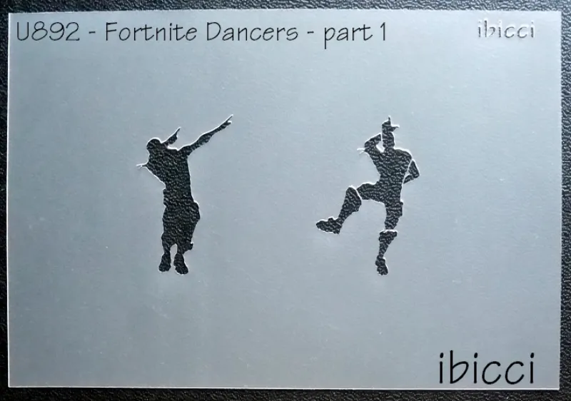 ibicci Fortnite stencils - 2 of 2 set emotes
