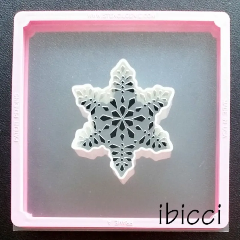 ibicci Snowflake stencil - Sharp design