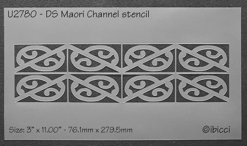 ibicci - DS Maori Channel strip stencil
