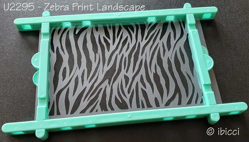 ibicci Zebra Print Cookie stencil Landscape