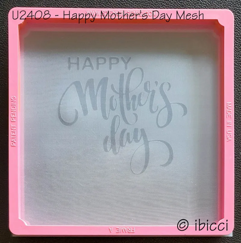ibicci Happy Mother's Day stencil MESH