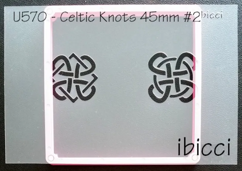 ibicci Celtic Knot Stencils - 45mm - Part 2