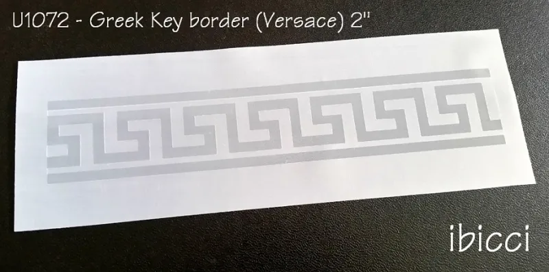ibicci Greek Key Border Mesh stencil
