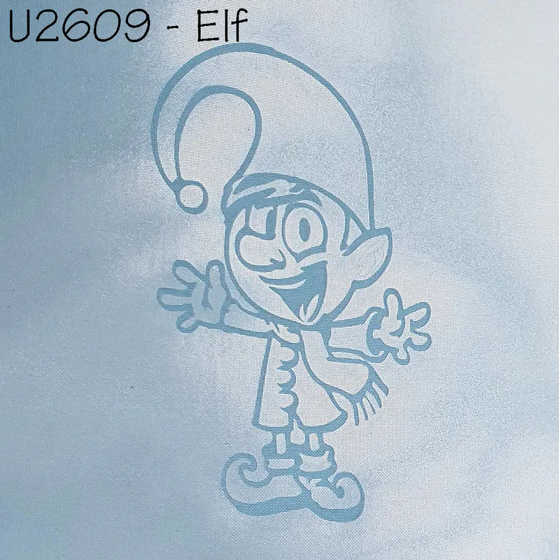 ibicci Elf Christmas PYO mesh stencil