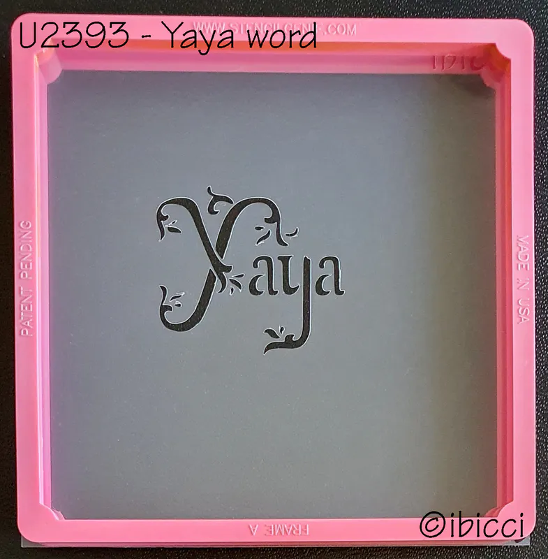ibicci Yaya stencil