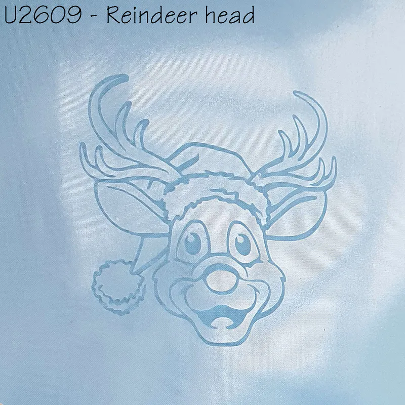 ibicci Reindeer head Christmas PYO mesh stencil