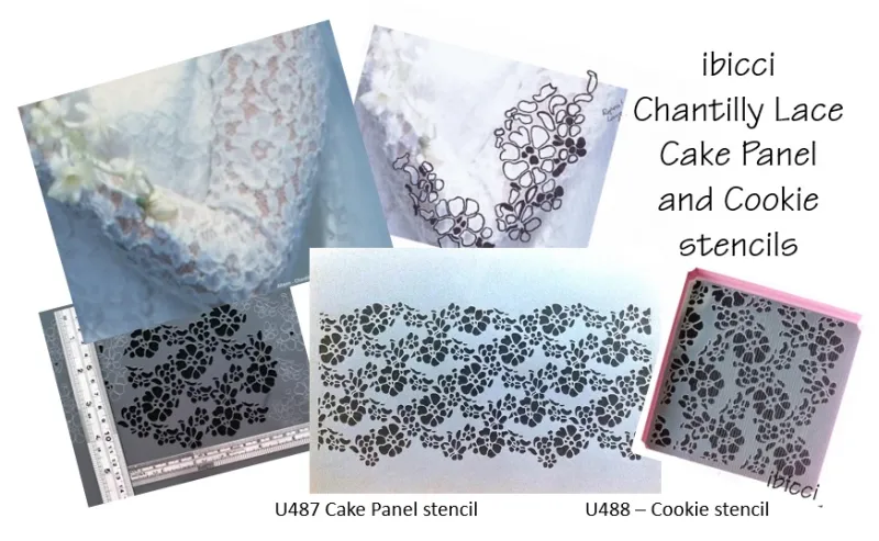 ibicci Chantilly Lace stencil - Design Storybord