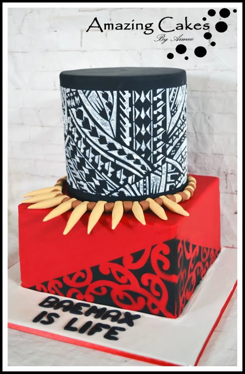COmbined Samoan/Maori wedding cake by Amazing Cakes by Aimee, Auckland, NZ