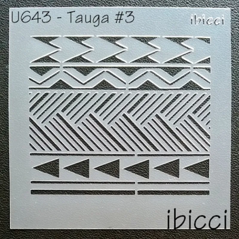 ibicci Tauga#3 stencil - Cookie size