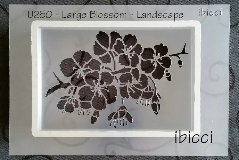 ibicci Large Cherry Blossom stencil - 1 part Landscape