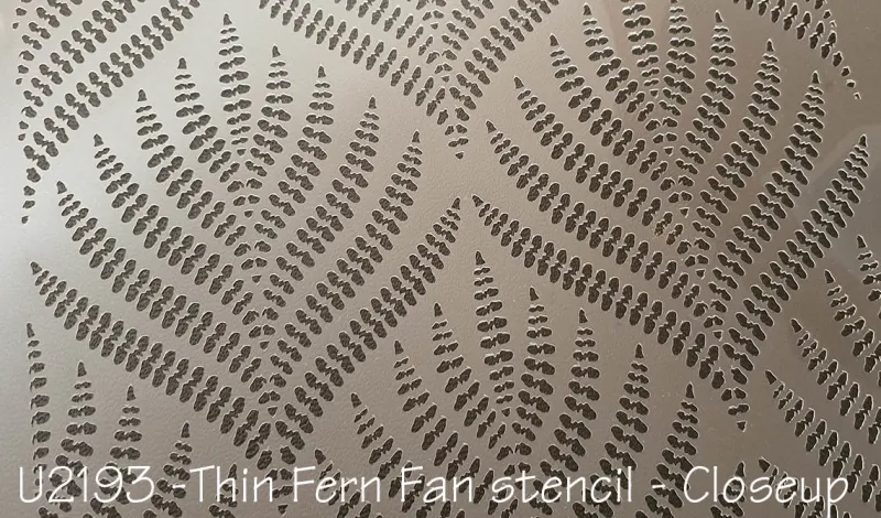 ibicci Thin Fern Fan closeup