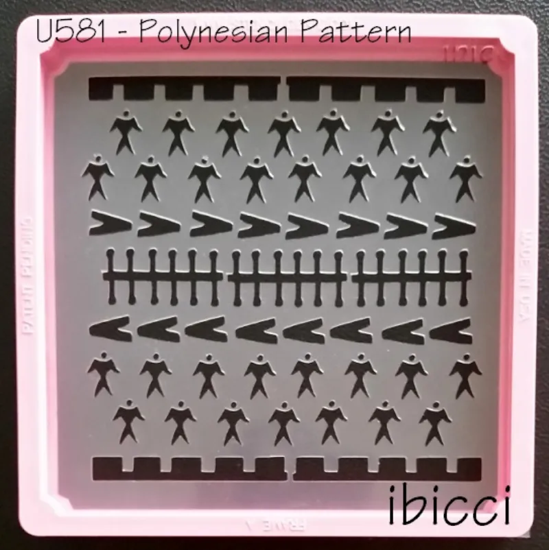 ibicci Polynesian Pattern stencil