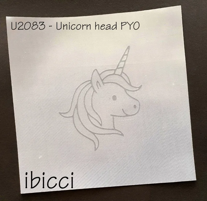 ibicci PYO Unicorn head MESH stencil