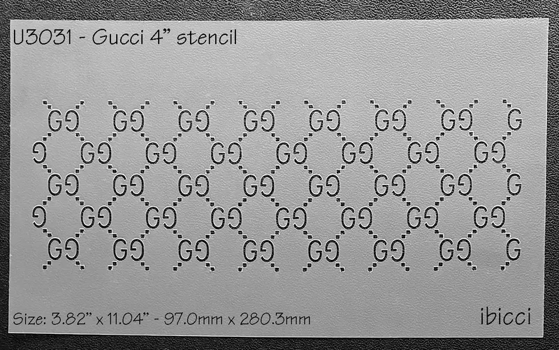 ibicci Gucci 4" stencil