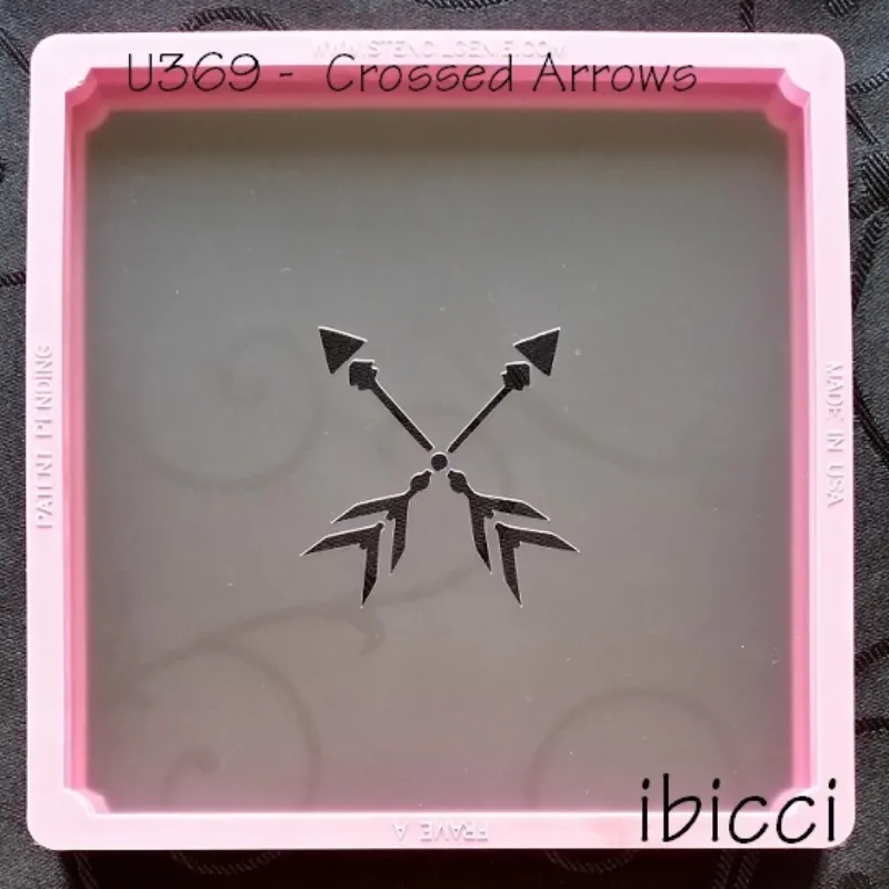 ibicci Crossed Arrows stencil
