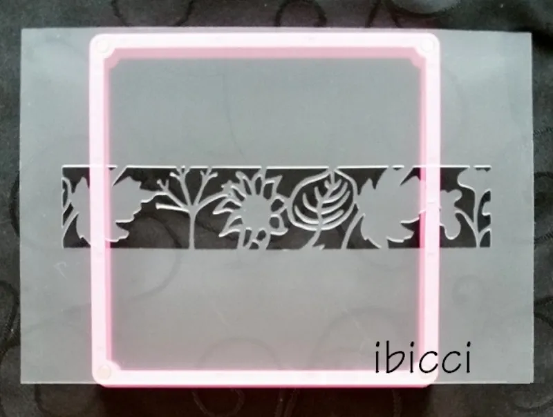 Eden Garden - Flora strip custom stencil