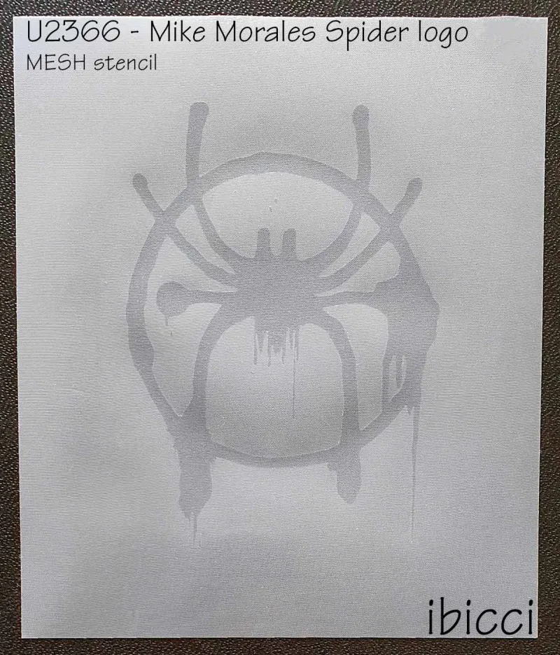ibicci Mike Morales Spiderverse Spider Mesh Stencil