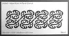 ibicci Māori Koru 4 Panel stencil
