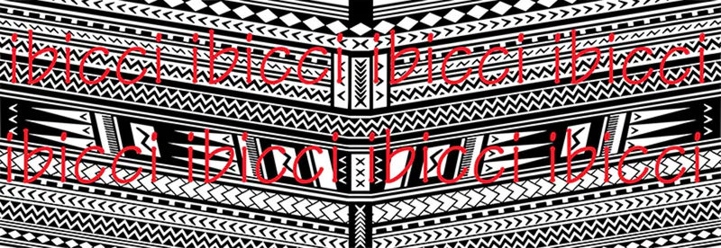 ibicci - DPPEA - Samoan Pe'a Digital Print