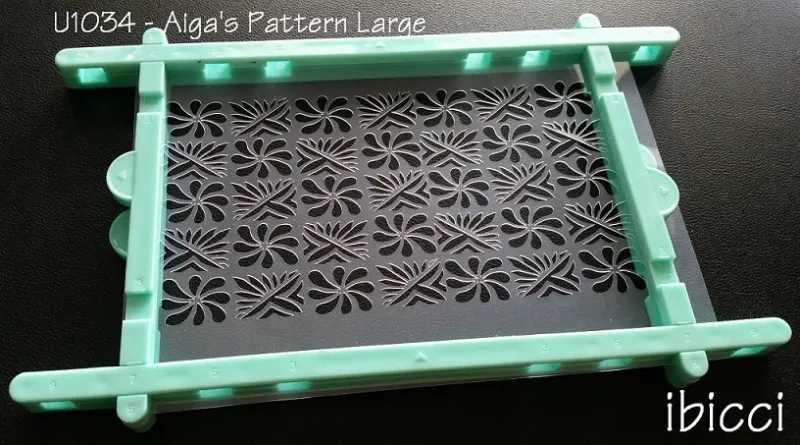 ibicci Aiga's Samoan Pattern Cookie Stencil - Large Landscape