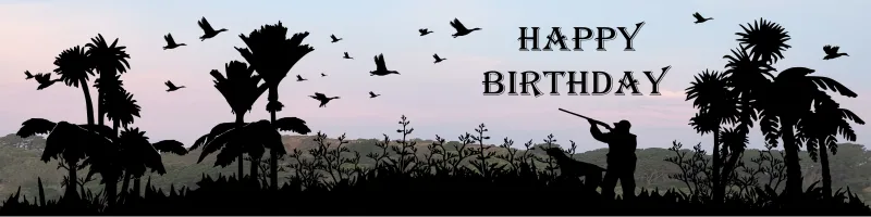 DPHUNTDUCK - Happy Birthday Duckhunter Panel 1 Digital Print image