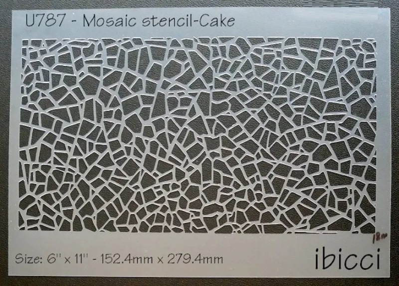 ibicci Mosaic Cake Stencil