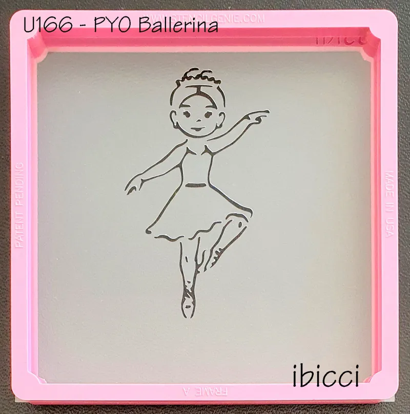 ibicci PYO Ballerina stencil