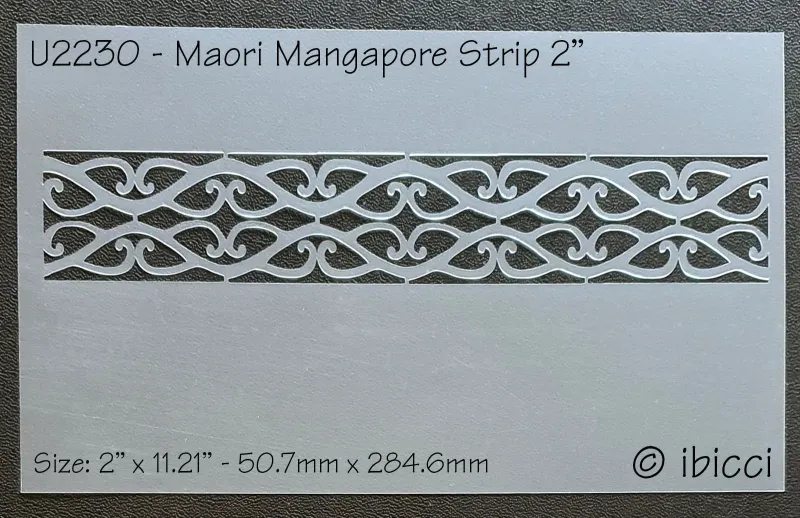 ibicci Mangapore strip stencils - 2"