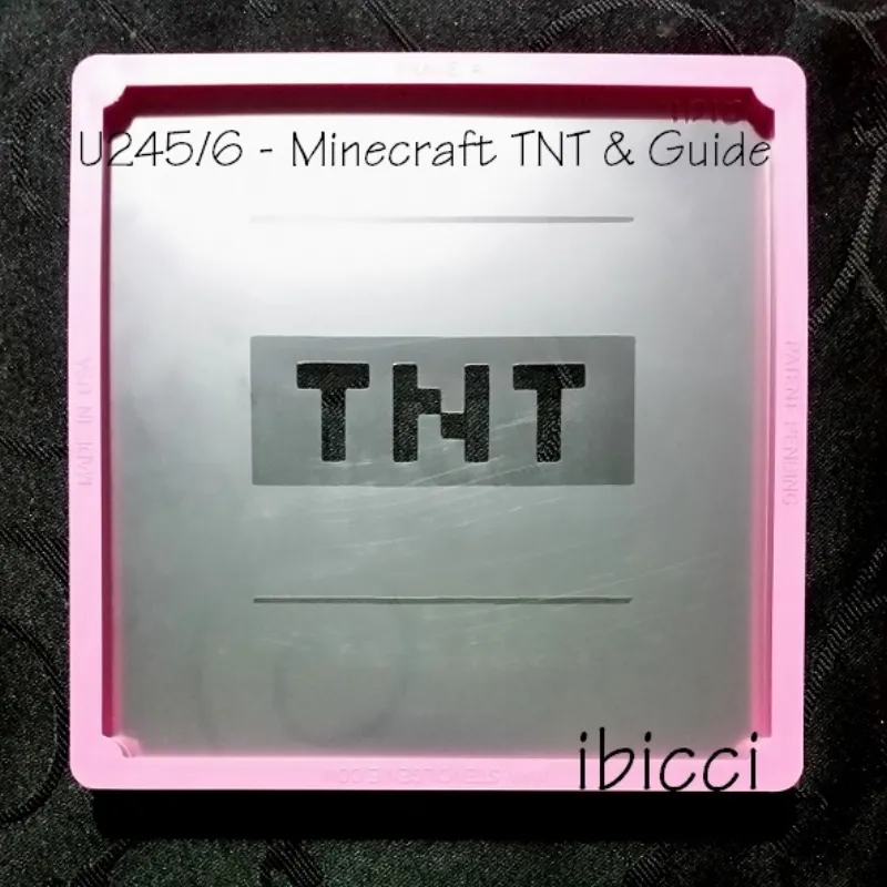 ibicci Minecraft TNT + Guide stencils