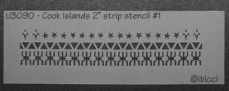 ibicci Cook Islands Strip Stencils #1