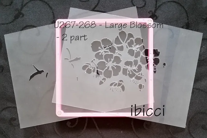 ibicci Large Cherry Blossom Stencils - 2 part Landscape