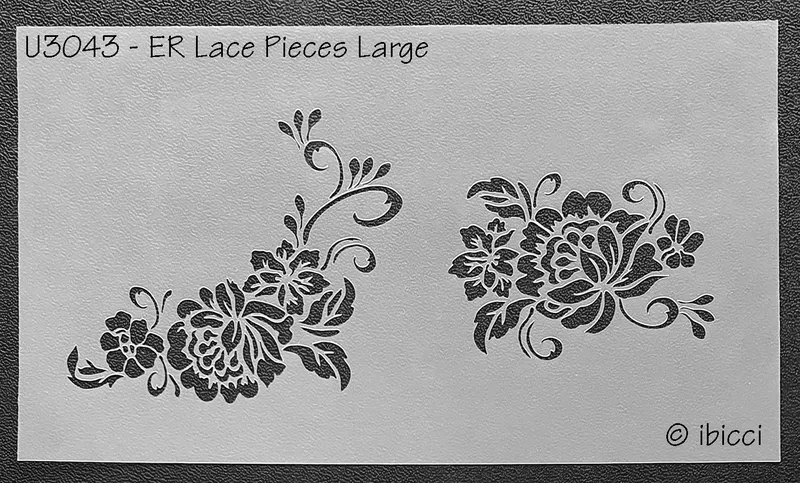 ibicci ER Lace Panel - 2x large lace pieces