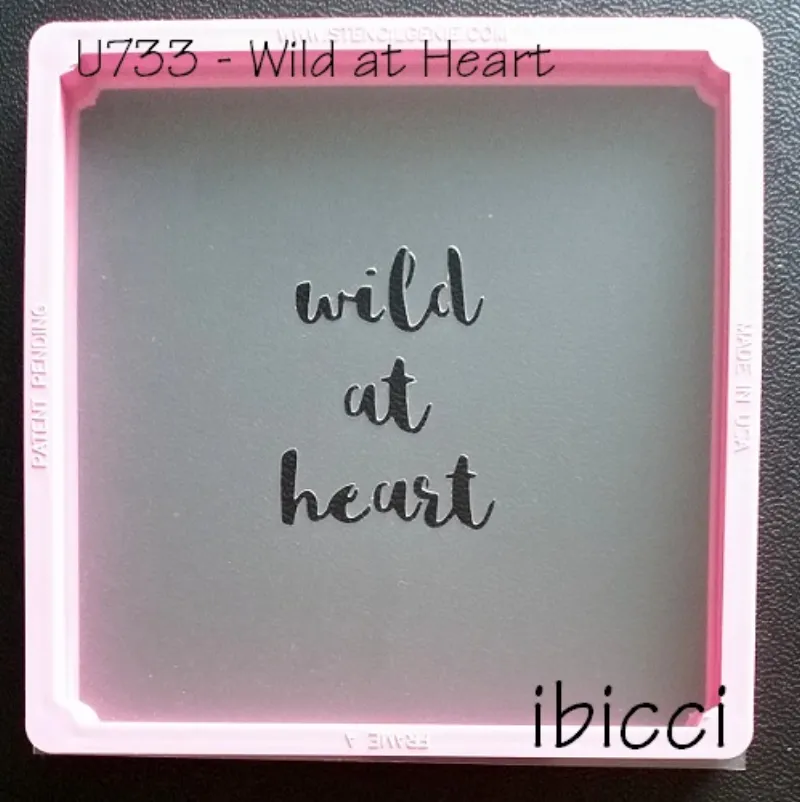 ibicci Wild at Heart stencil