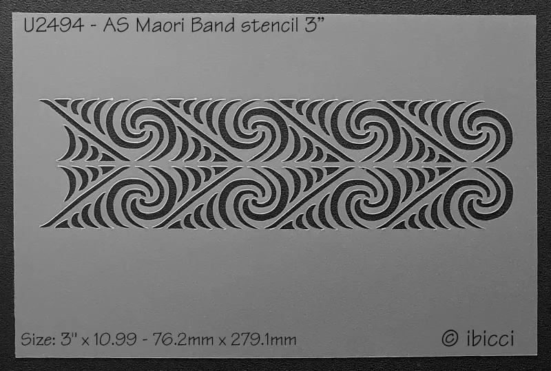 ibicci AS Maori Band stencil - 3"