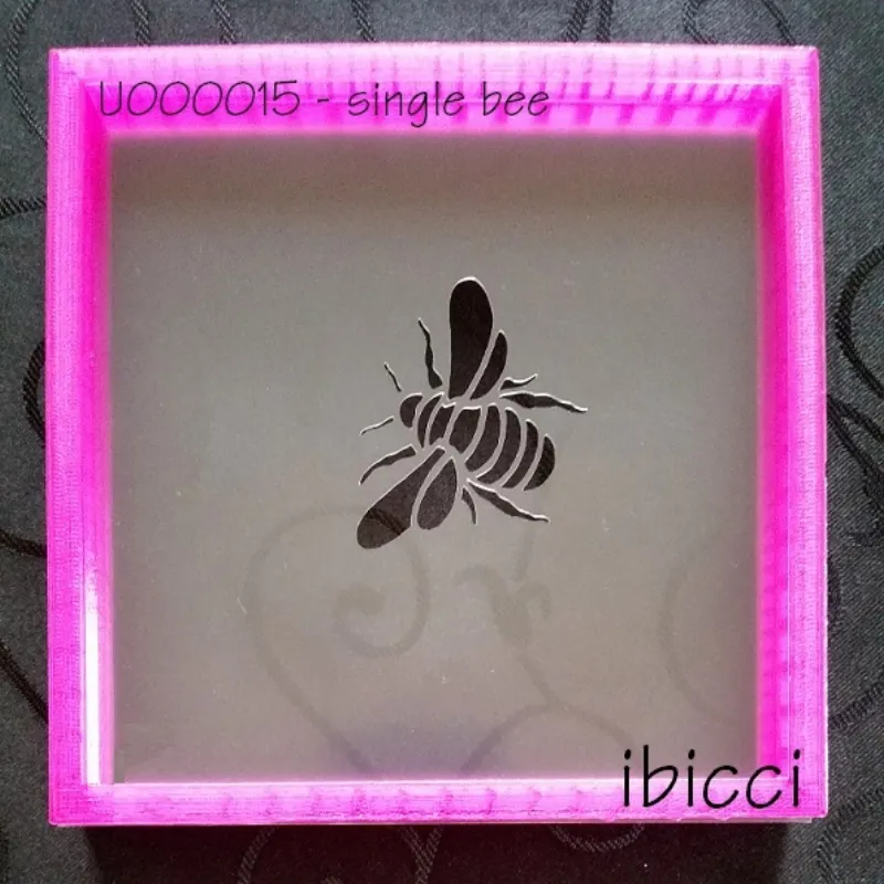 Single bee - Mason jar size 2.5" 6cm widest