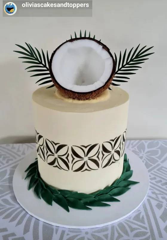 Olivias Cakes & Toppers cake using the MB Samoan 2" Strip